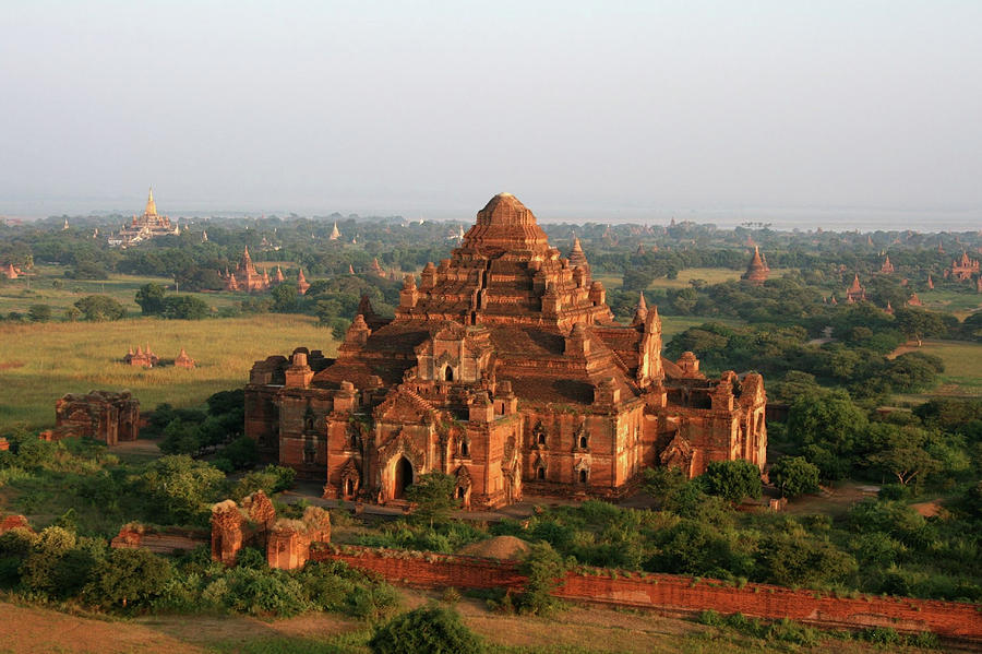 Aerial View Of Dhammayangyi, Bagan Photograph by Joe & Clair Carnegie ...