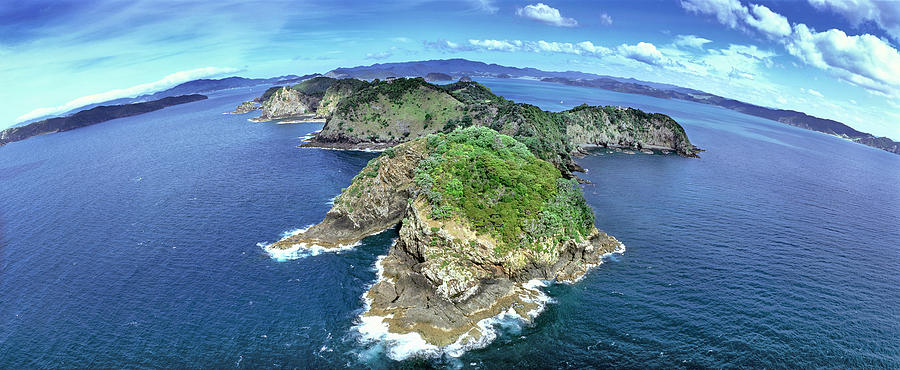 Aerial View Of Islands, Bay Of Islands Photograph by Panoramic Images ...