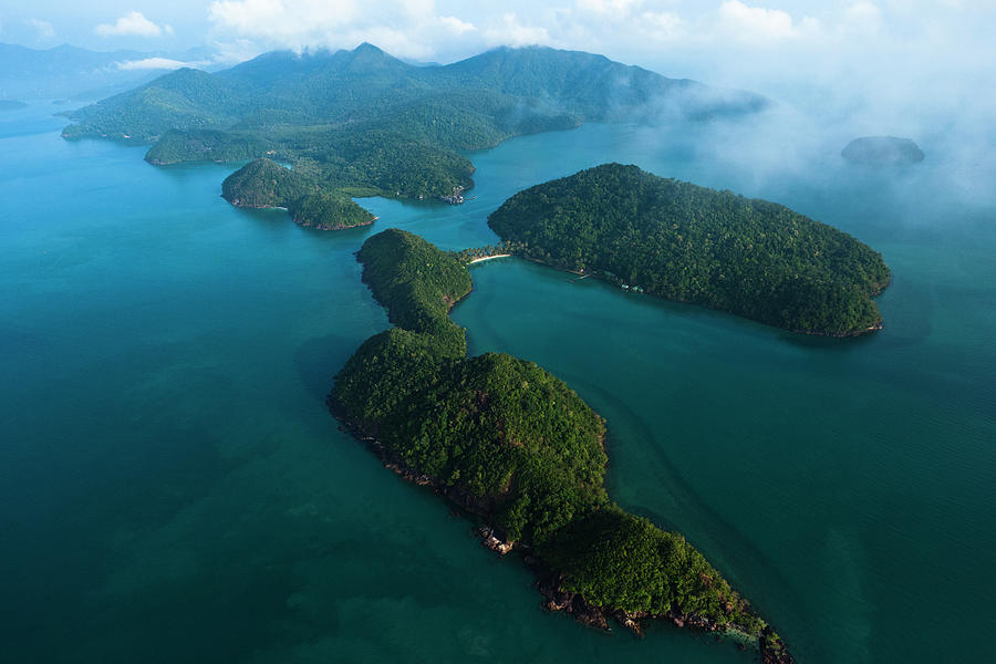 Aerial View Of Koh Chang, Trat Photograph by Athit Perawongmetha