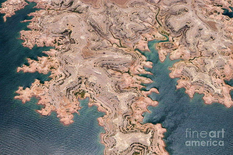 Usa Photograph - Aerial View Of Lake Mead From Above by Romrodphoto Usa Photograph - Aerial View Of Lake Mead From Above by Romrodphoto