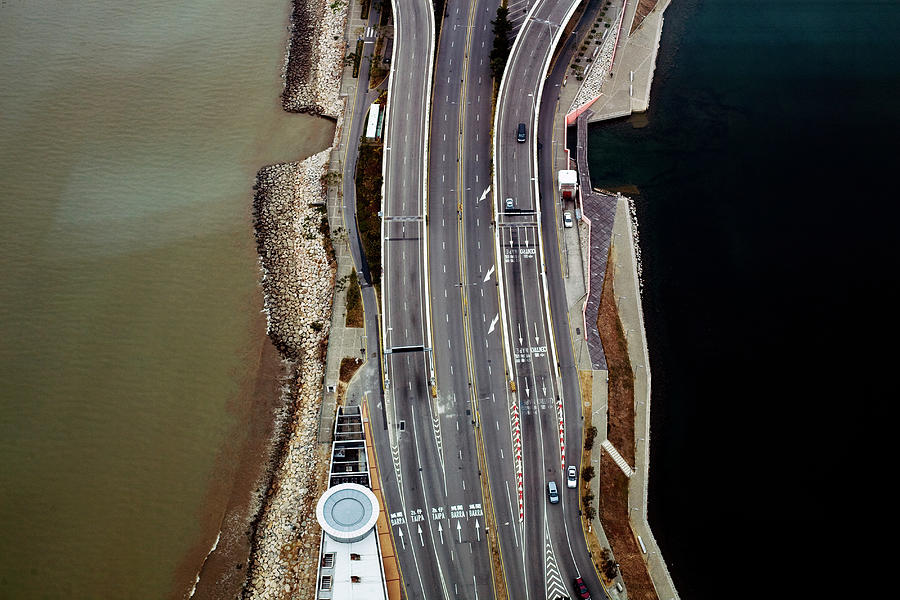 Aerial View Of Macau Highway Photograph by Afton Almaraz
