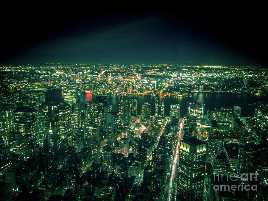 Aerial View of Manhattan Skyline by PorqueNo Studios Aerial View of Manhattan Skyline by PorqueNo Studios