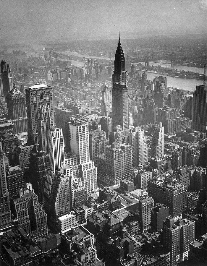 Aerial View Of New York City Photograph by George Marks