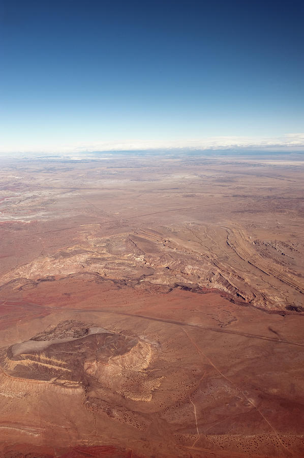 Aerial View Of Southwest Desert Photograph by Ivanastar