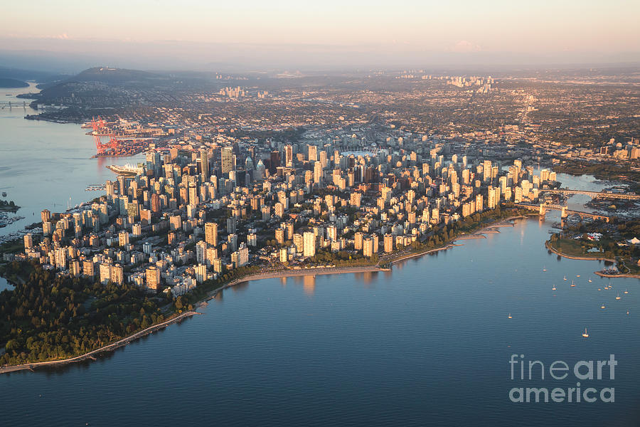 British Columbia Photograph - Aerial View Of Stanley Park by Eb Adventure Photography British Columbia Photograph - Aerial View Of Stanley Park by Eb Adventure Photography