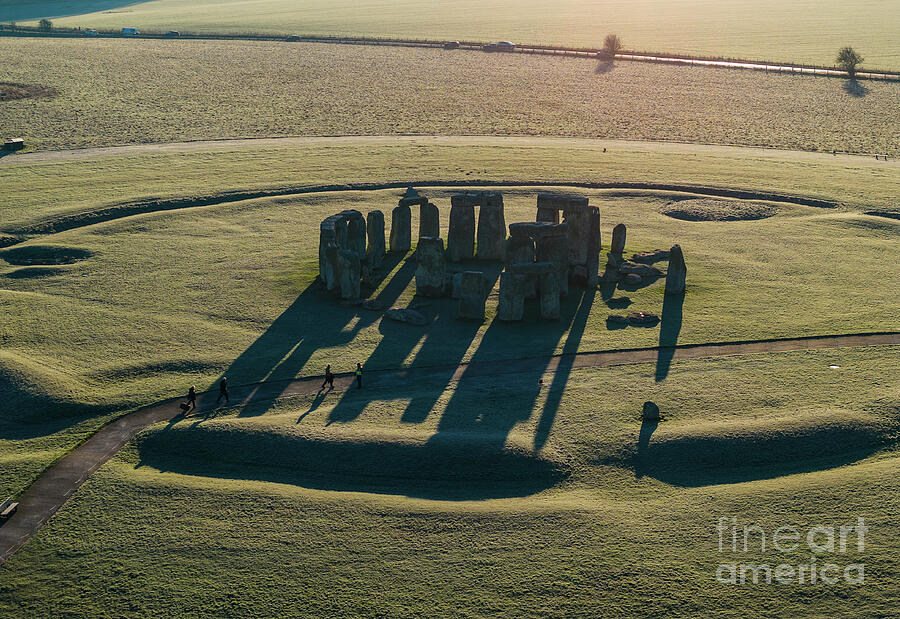Aerial View Of Stonehenge In Morning Light Photograph by Lightning Strike Media/science Photo Library Aerial View Of Stonehenge In Morning Light Photograph by Lightning Strike Media/science Photo Library