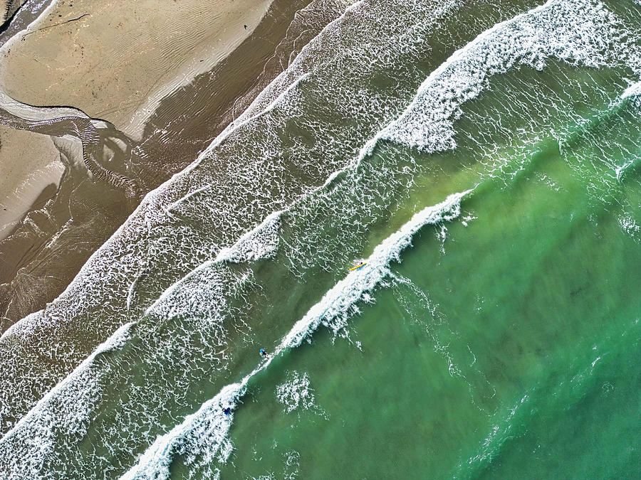 Aerial View Of The Beach Photograph by Ahmad Belal