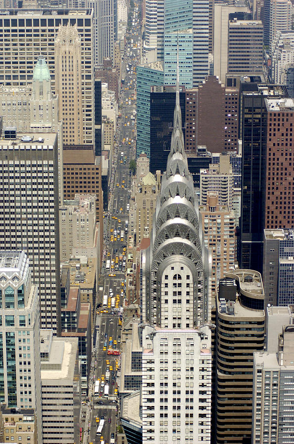 Aerial View Of The Chrysler Building In Photograph by New York Daily News Archive