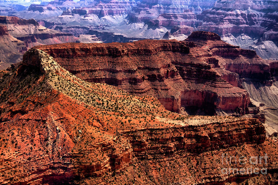 Aerial View Of The Grand Canyon Photograph By Thomas R Fletcher Fine