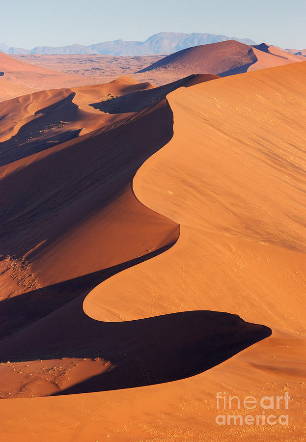 Plane Photograph - Aerial View Of The Namib Desert by Orxy Plane Photograph - Aerial View Of The Namib Desert by Orxy