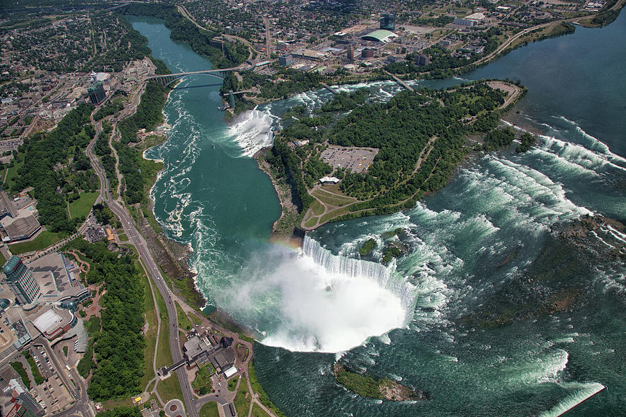 Aerial View Of The Niagara Falls Photograph by Peter Oshkai (www.peteroshkai.com)