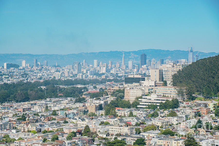 Aerial View Of The San Francisco Downtown Photograph