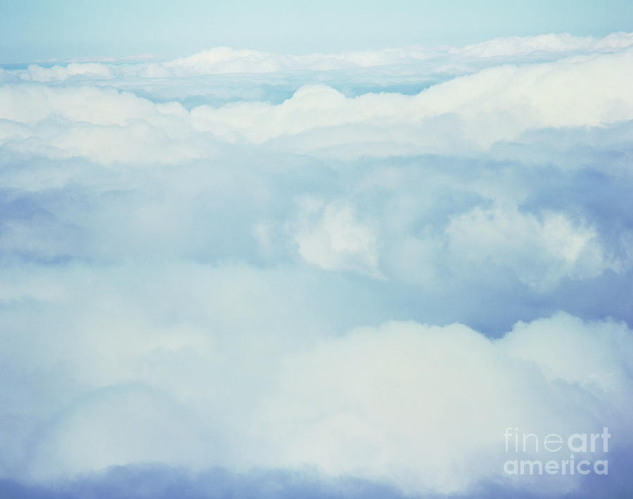 Aerial View Of The Tops Of Cumulus Clouds Photograph by John Mead/science Photo Library