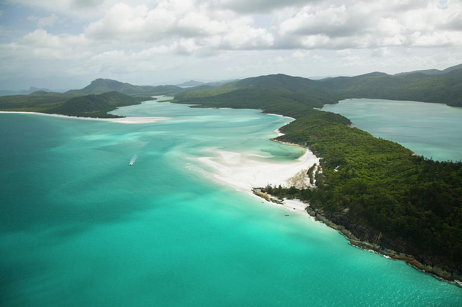 Aerial View Of Whitehaven Beach by Danita Delimont