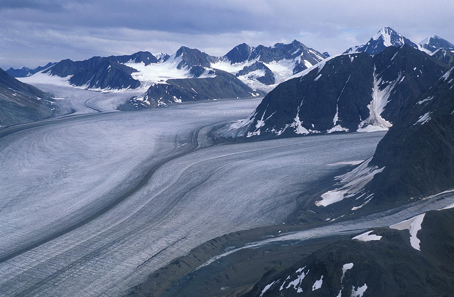 Aerial View Of Wrangell Mountains, Ak Digital Art by Heeb Photos Fine