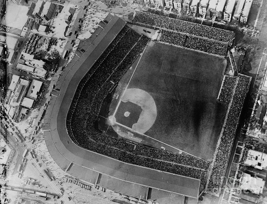 Aerial View Of Wrigley Field Photograph by Bettmann