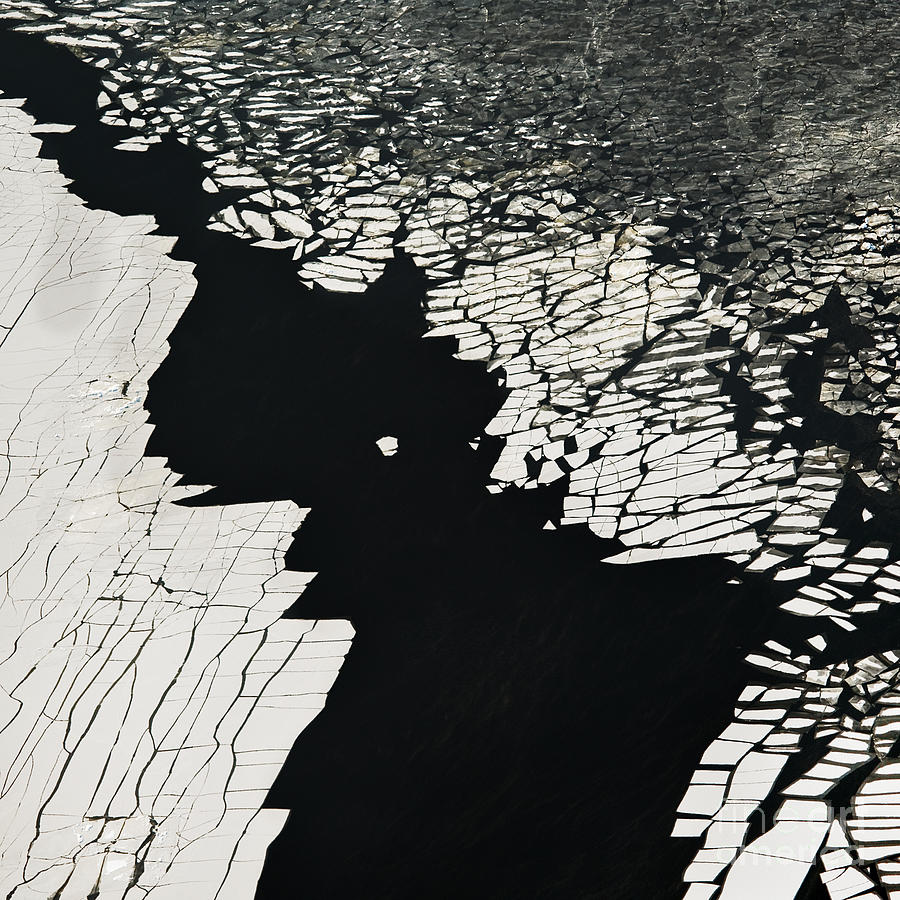 Plane Photograph - Aerial View Over The Surface Of River by Miks Mihails Ignats Plane Photograph - Aerial View Over The Surface Of River by Miks Mihails Ignats
