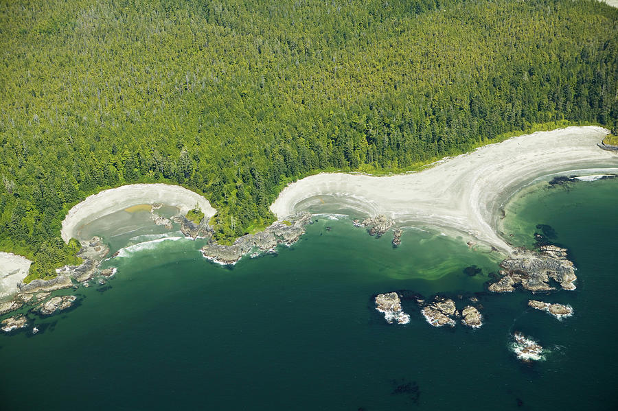 Aerial View, West Coast Vancouver Island Photograph by Lucidio Studio, Inc.