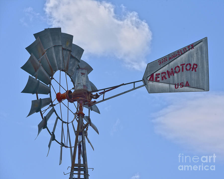 Aermotor Windmill Photograph