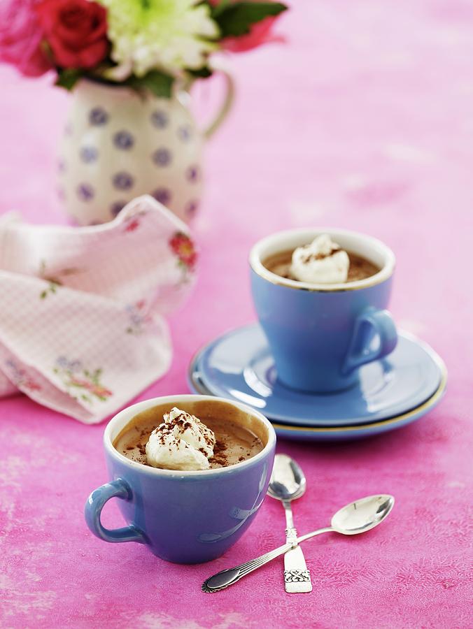 Affogato In Espresso Cups Photograph by Mikkel Adsbl