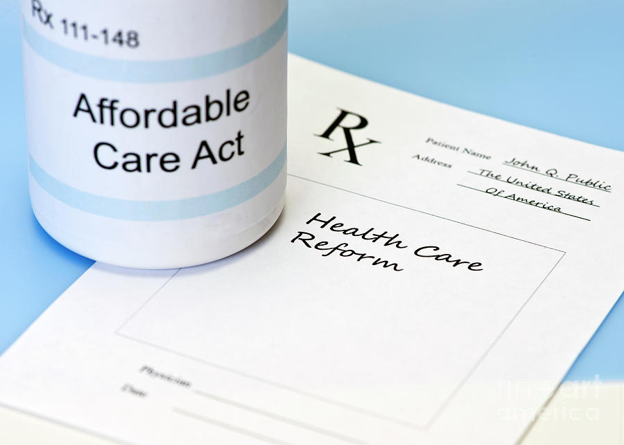 Affordable Care Act Photograph by Sherry Yates Young/science Photo Library