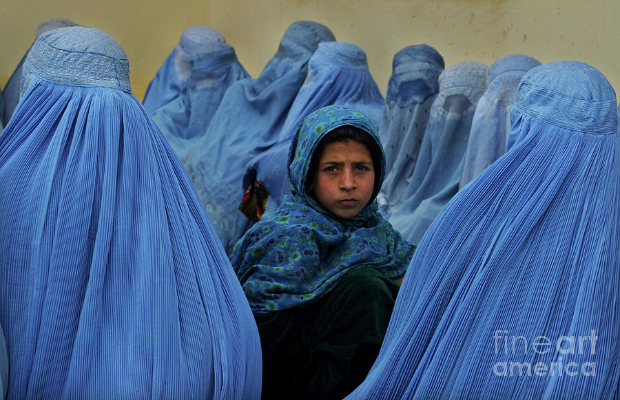 Afghan Women At Kalakan Health Clinic Photograph by Paula Bronstein