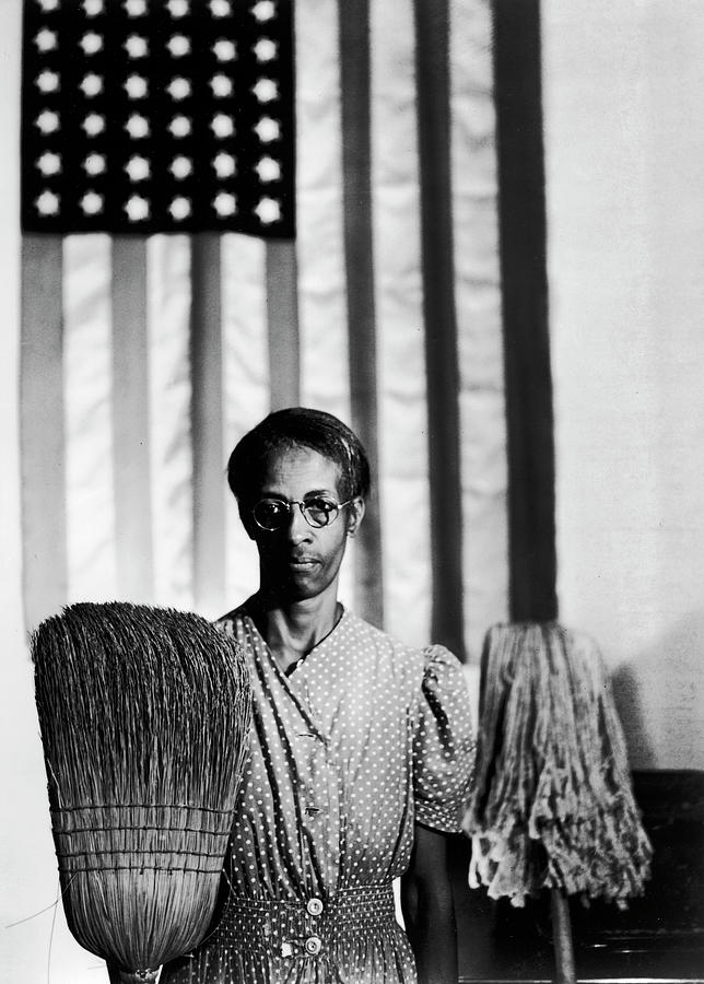 African American Cleaning Woman Ella Photograph by Gordon Parks African American Cleaning Woman Ella Photograph by Gordon Parks