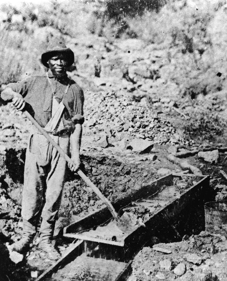 African-american Gold Miner Photograph by Hulton Archive