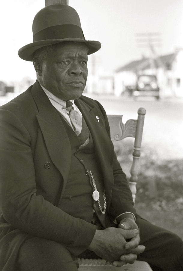 Portrait Painting - African American Proprietor of restaurant, Shellpile, New Jersey by Unknown