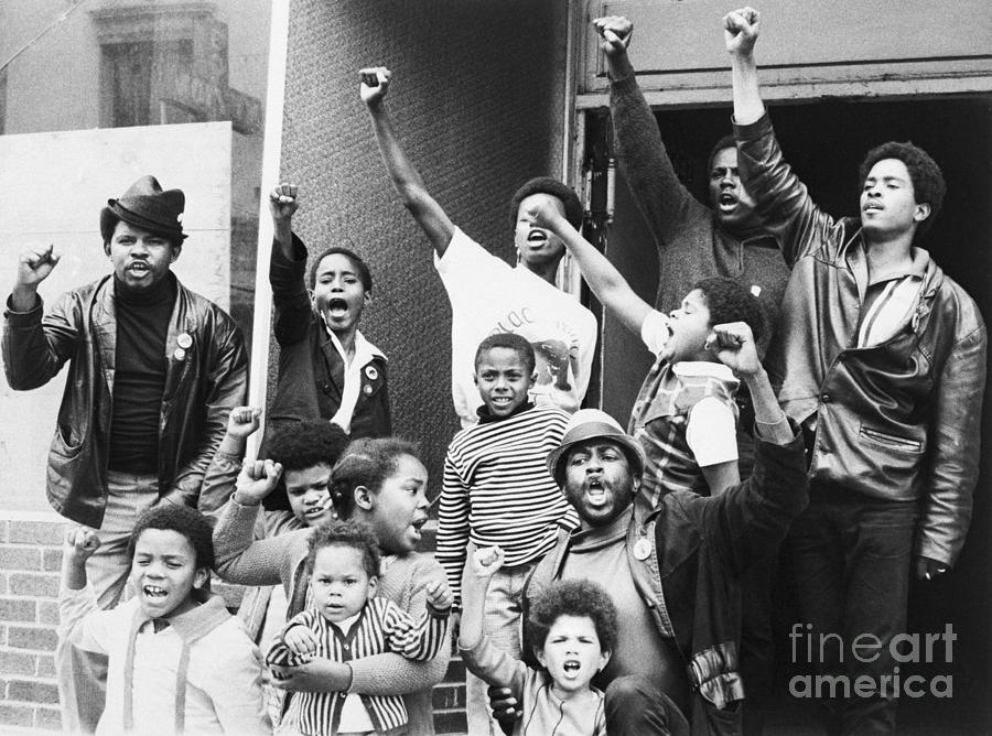 African Americans Give Black Power Photograph by Bettmann