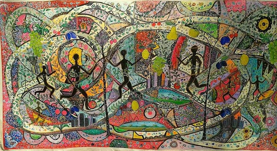 African Confusion Painting
