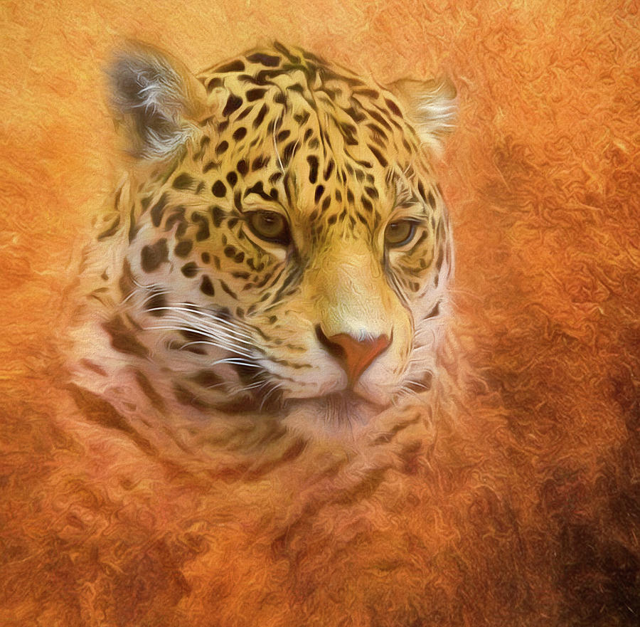 African Leopard Mixed Media by Steven Richardson
