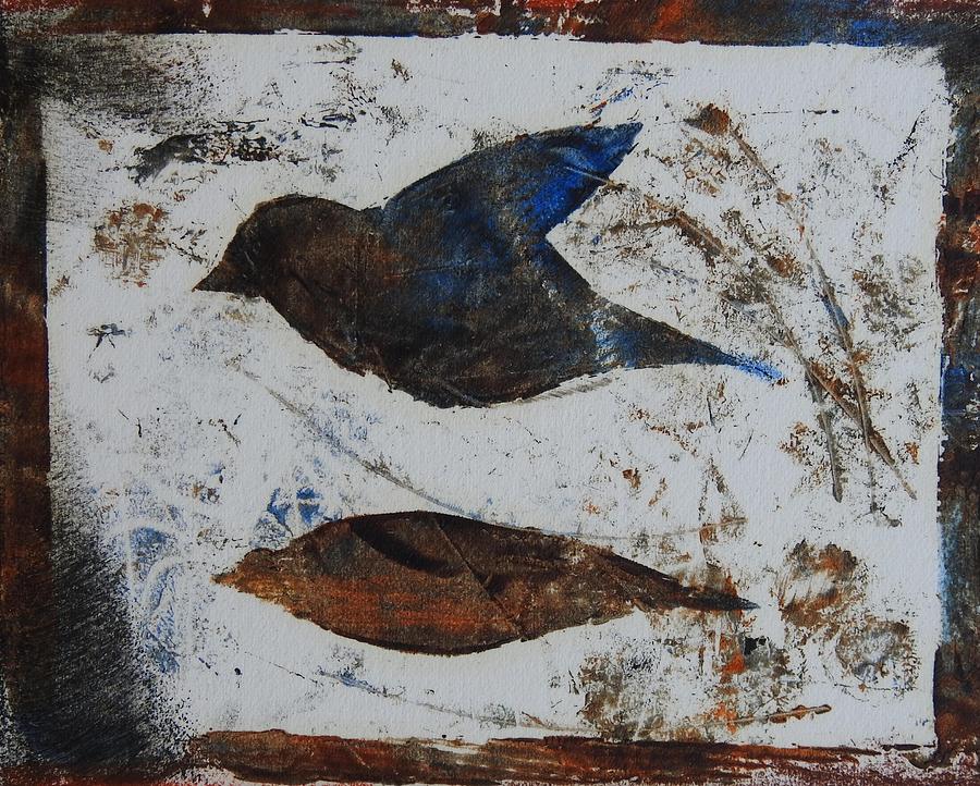 African Safari Bird Painting by Ilona Petzer