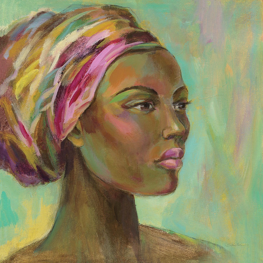 African Woman I Painting by Silvia Vassileva - Fine Art America