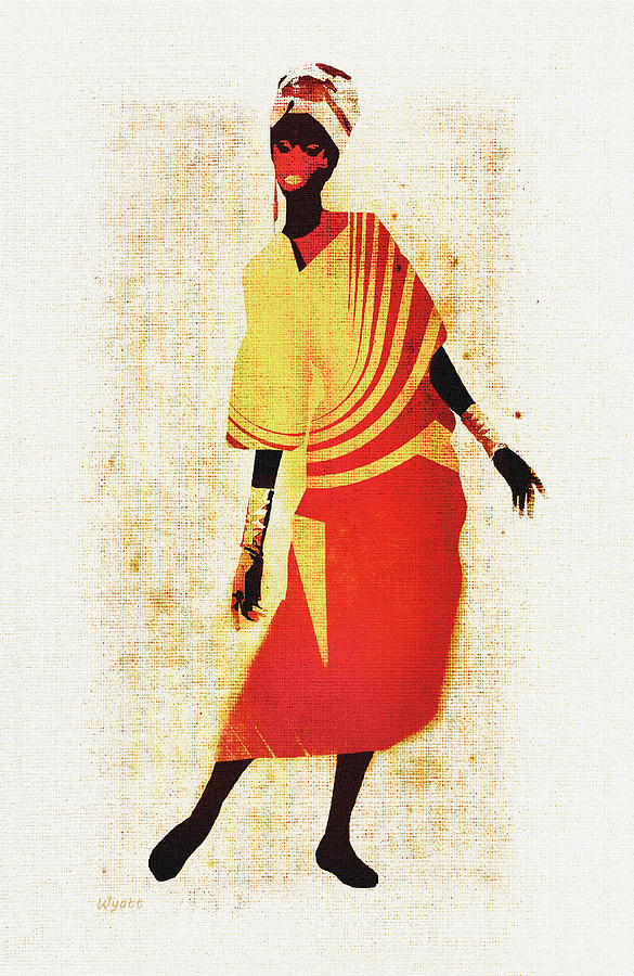 African Woman Digital Art - Africana Lady by Regina Wyatt African Woman Digital Art - Africana Lady by Regina Wyatt