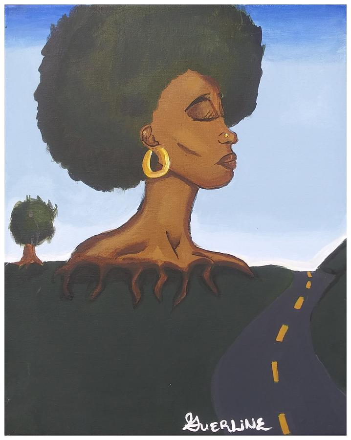 Afro Tree Painting By Guerline Pierre Fine Art America   Afro Tree Guerline Pierre 