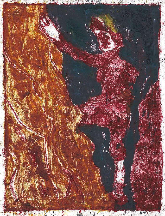After Billy Childish Painting OTD 11 Painting by Edgeworth Johnstone