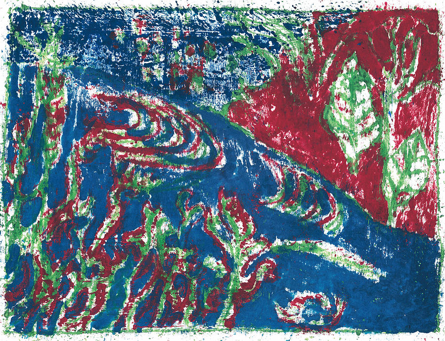 After Billy Childish Painting OTD 29 Painting by Edgeworth Johnstone