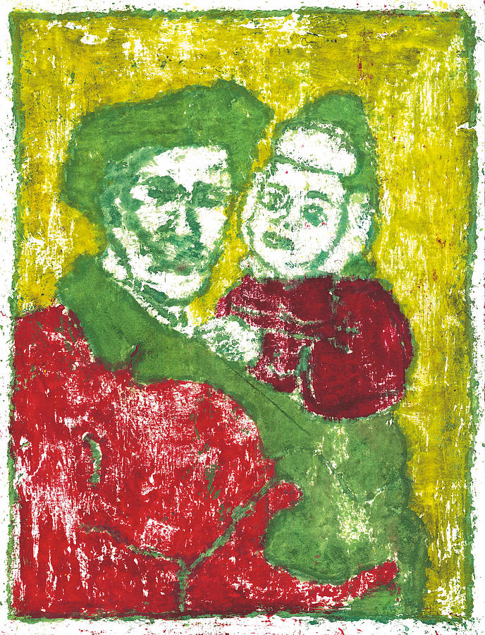 After Billy Childish Painting OTD 42 Painting by Edgeworth Johnstone