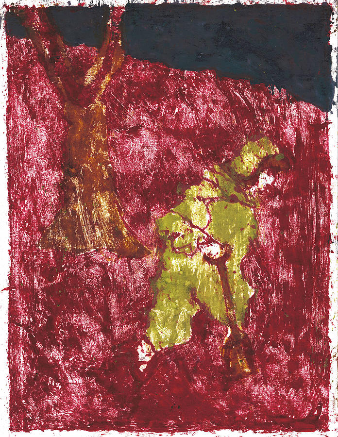 After Billy Childish Painting OTD 7 Painting by Edgeworth Johnstone