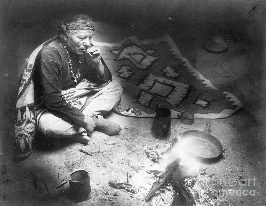 After Dinner Smoke, 1915 Photograph by William J Carpenter