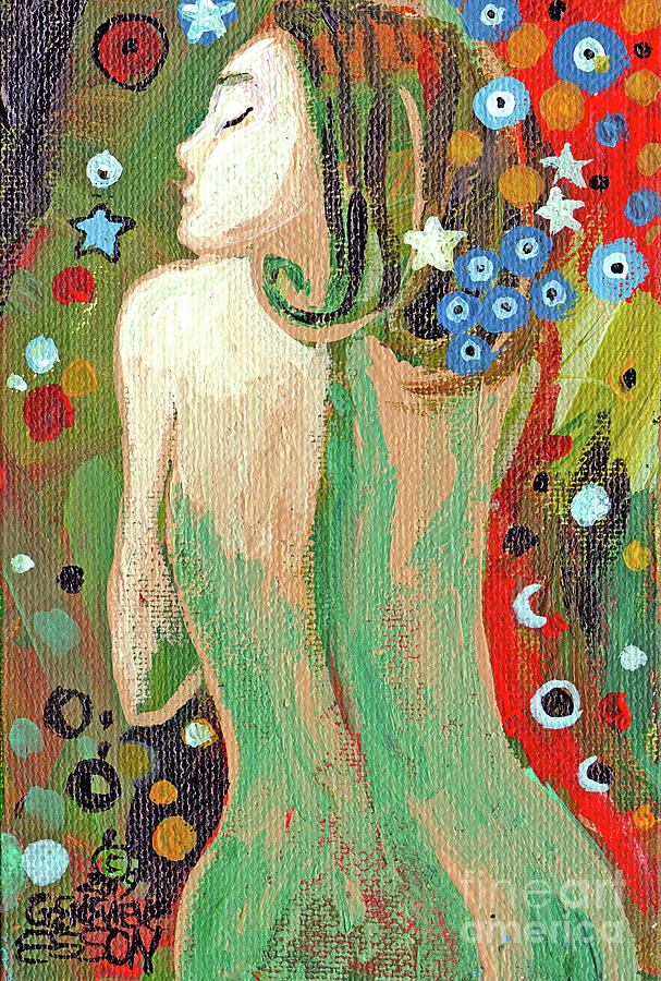 After Klimt Painting by Genevieve Esson