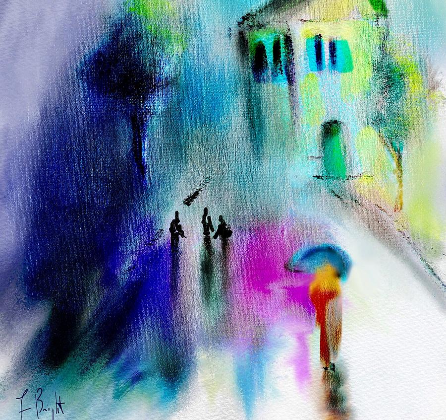 After Rain Digital Art by Frank Bright
