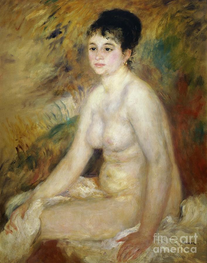 After The Bath, 1876 By Renoir Painting by Pierre-auguste Renoir