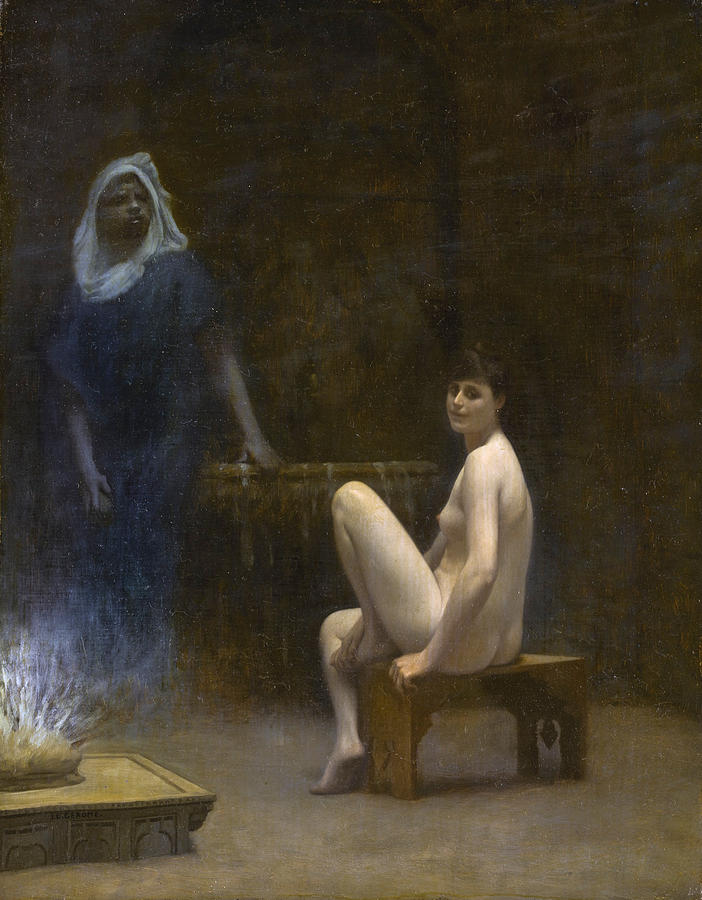 After The Bath 2 Painting by Jean-Leon Gerome