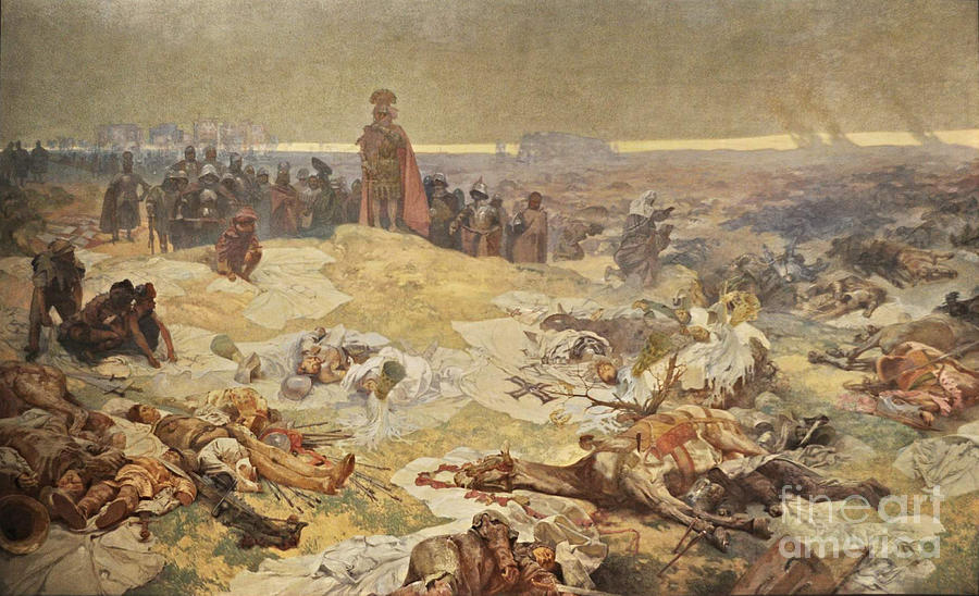 After The Battle Of Grunwald Drawing by Heritage Images