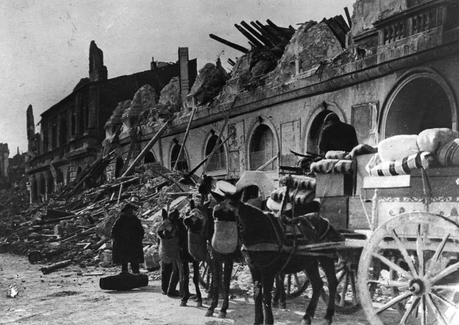 After The Earthquake Photograph by Hulton Archive