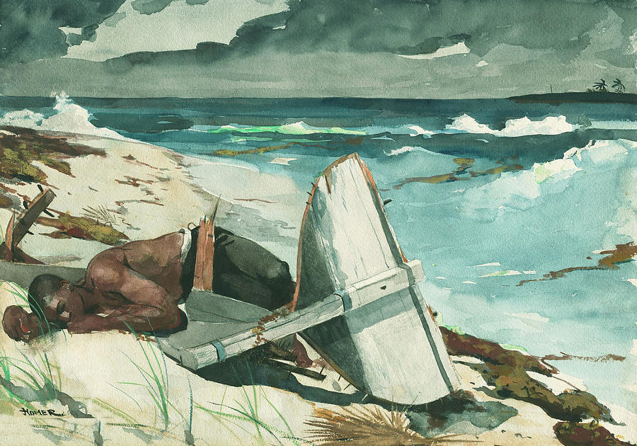 After the Hurricane Bahamas by Winslow Homer 1899 Painting by Movie Poster Prints