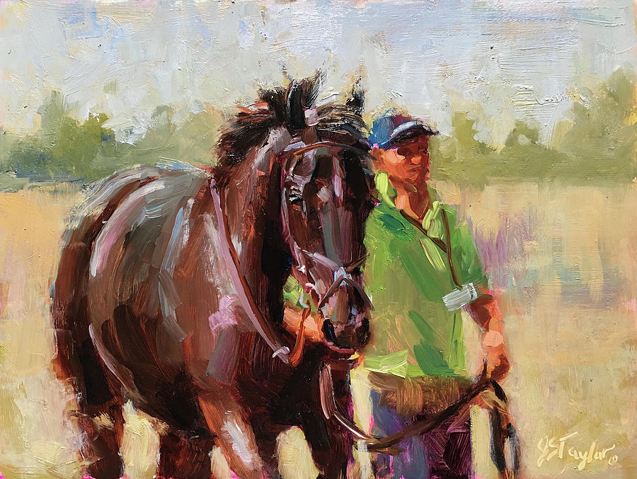After The Race Painting - After The Race by Jennifer Stottle Taylor After The Race Painting - After The Race by Jennifer Stottle Taylor