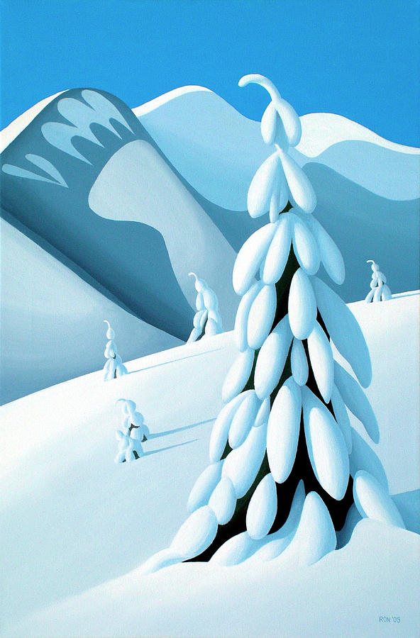 After The Snow Storm Painting by Ron Parker